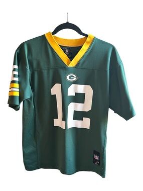 Green Bay Packers Aaron Rodgers #12 Youth Jersey NFL Team Apparel Size L 14/16